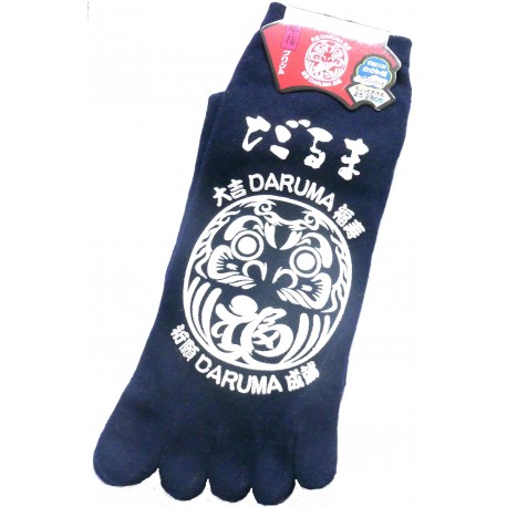 Skarpetki Daruma indygo pięć palców