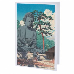 Japońska kartka na życzenia Kamakura Daibutsu
