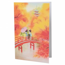 Japońska kartka na życzenia Kyoto Geisha