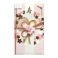 Shugi bukuro japońska koperta ślubna Sakura Pink Gold