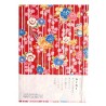 Notes japoński Botan red 182mm x 114mm