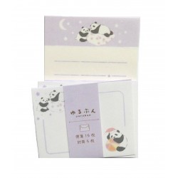 Zestaw japońskich mini kopert i karteczek Panda 4242408